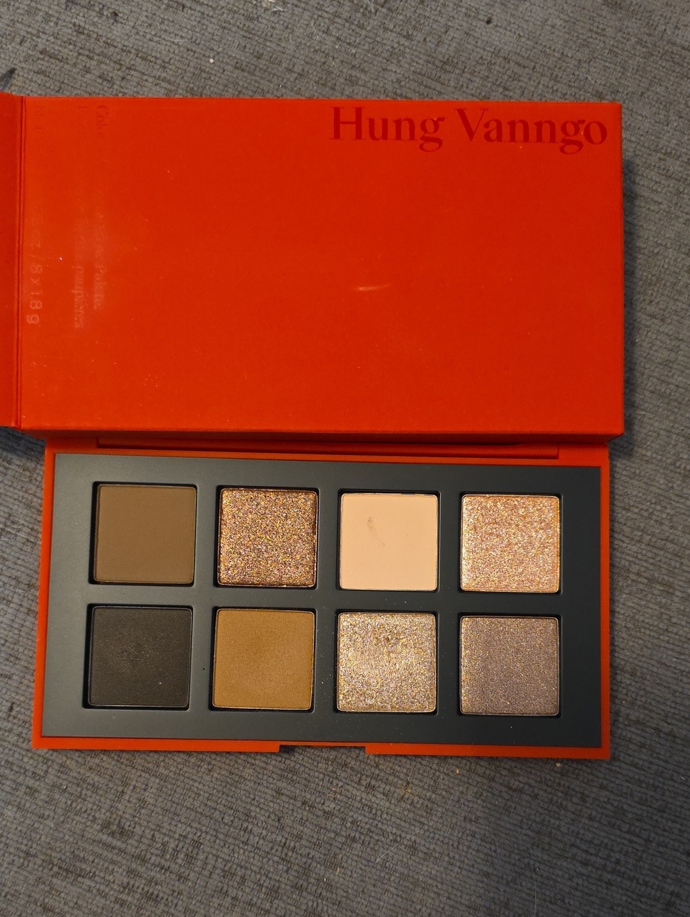Hung Vanngo New Neutral Eyeshadow Palette - Warm Brown & Gold Shades